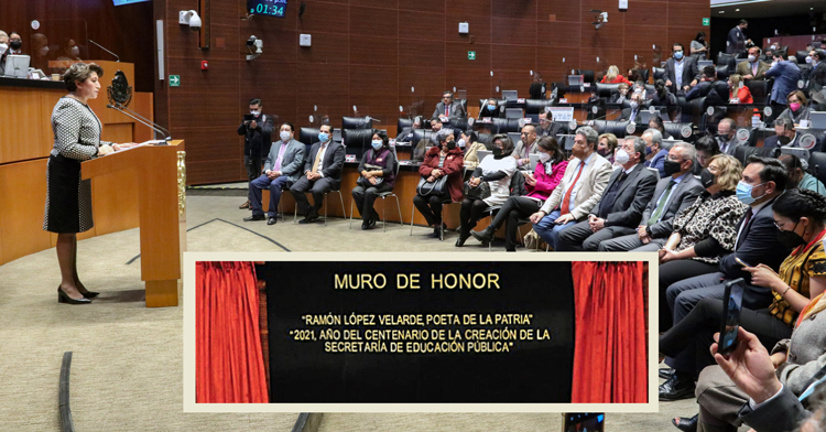 Rinde Senado de la República homenaje a la SEP por su Centenario Rinde Senado de la República homenaje a la SEP por su Centenario
