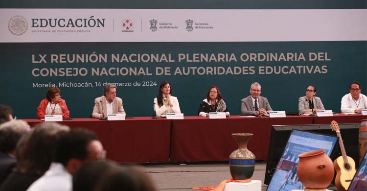 Comunicado conjunto 12 En Michoacn, inaugura SEP LX Reunin Nacional Plenaria Ordinaria del Consejo Nacional de Autoridades Educativas
